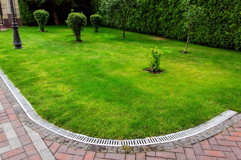 Products For Backyard Drainage Solutions in use